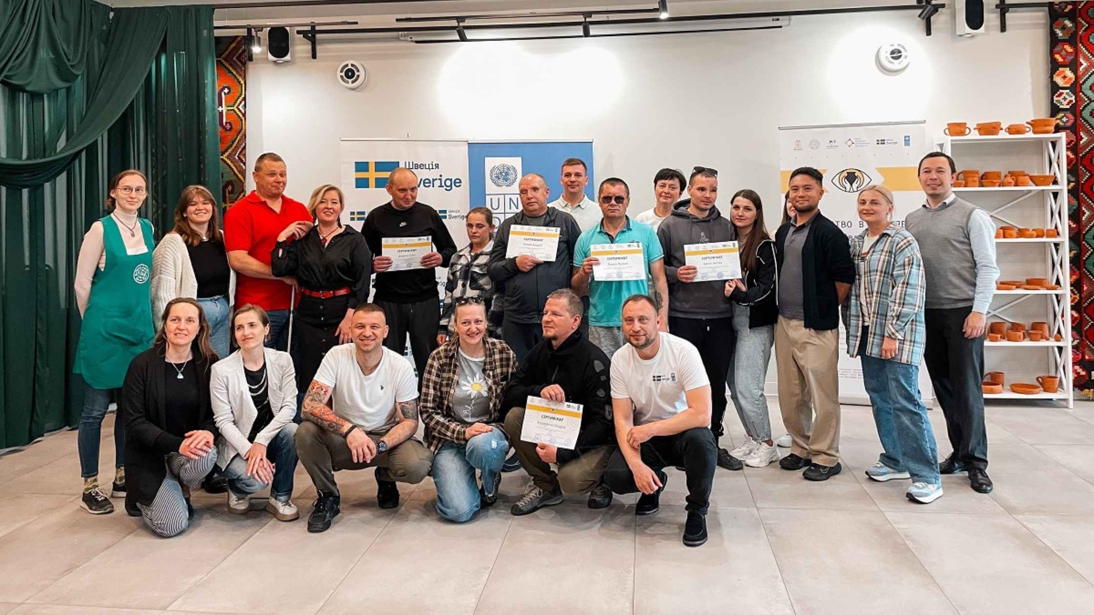 У Вінниці відкрили виставку робіт ветеранів, які втратили зір на війні