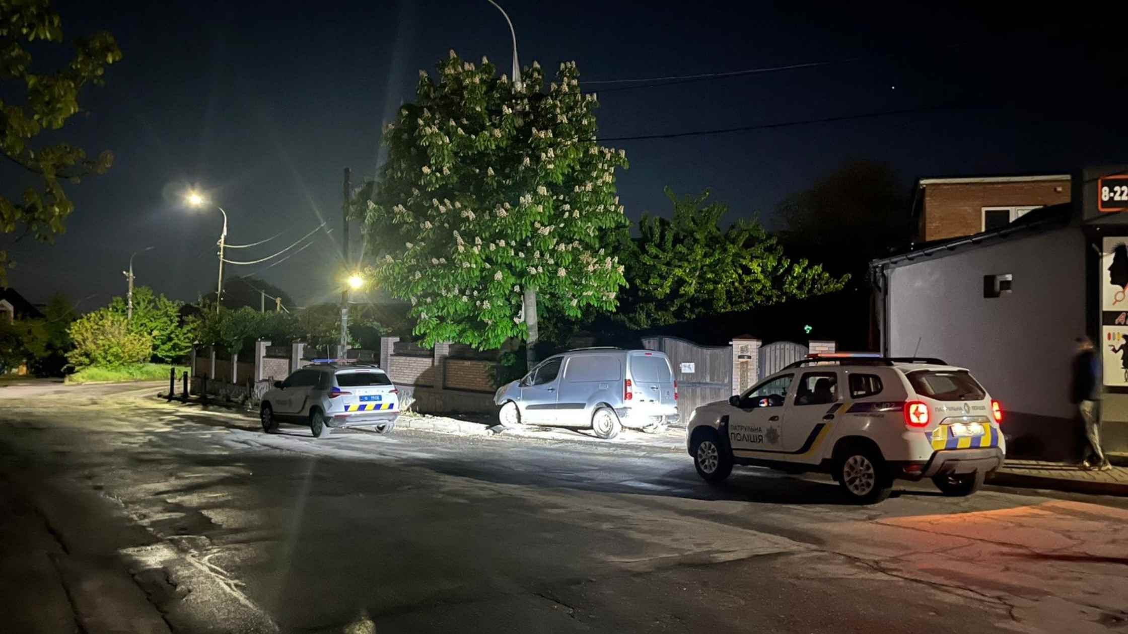У Вінниці водій Citroen, не впоравшись із керуванням, врізався в електроопору
