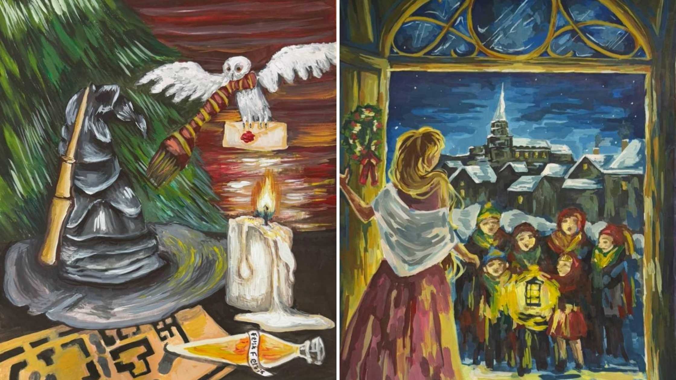 У Вінницькій дитячій художній школі презентували виставку Зимова симфонія