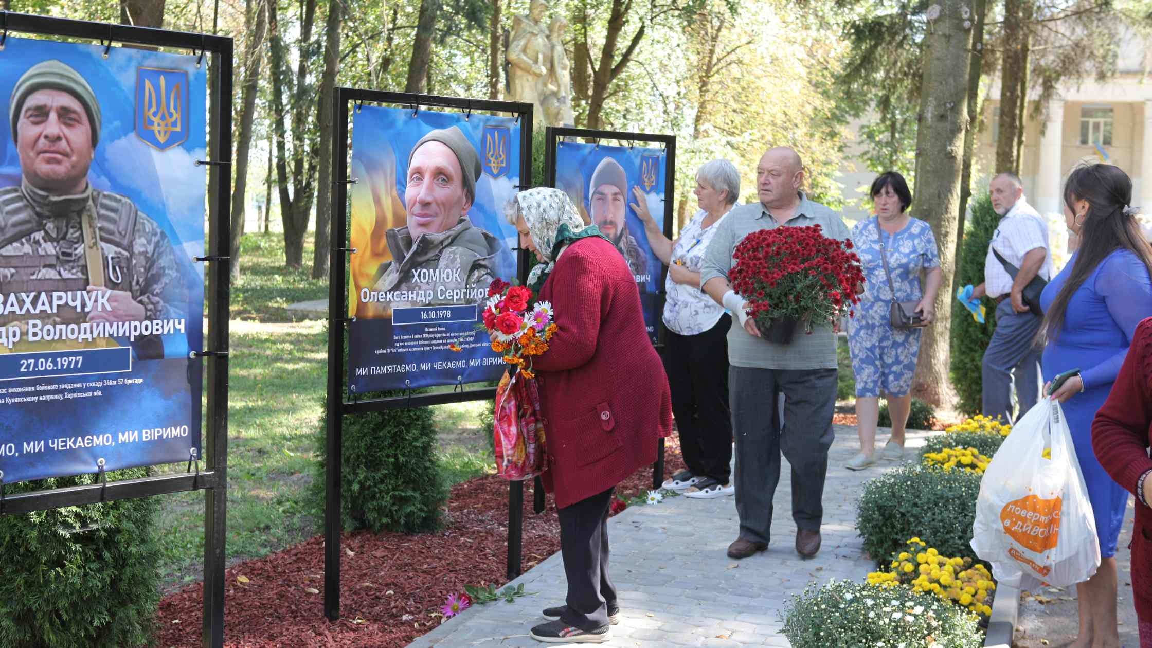 У Вінницькій громаді відкрили Алею пам’яті та надії, присвячену полеглим та безвісти зниклим воїнам