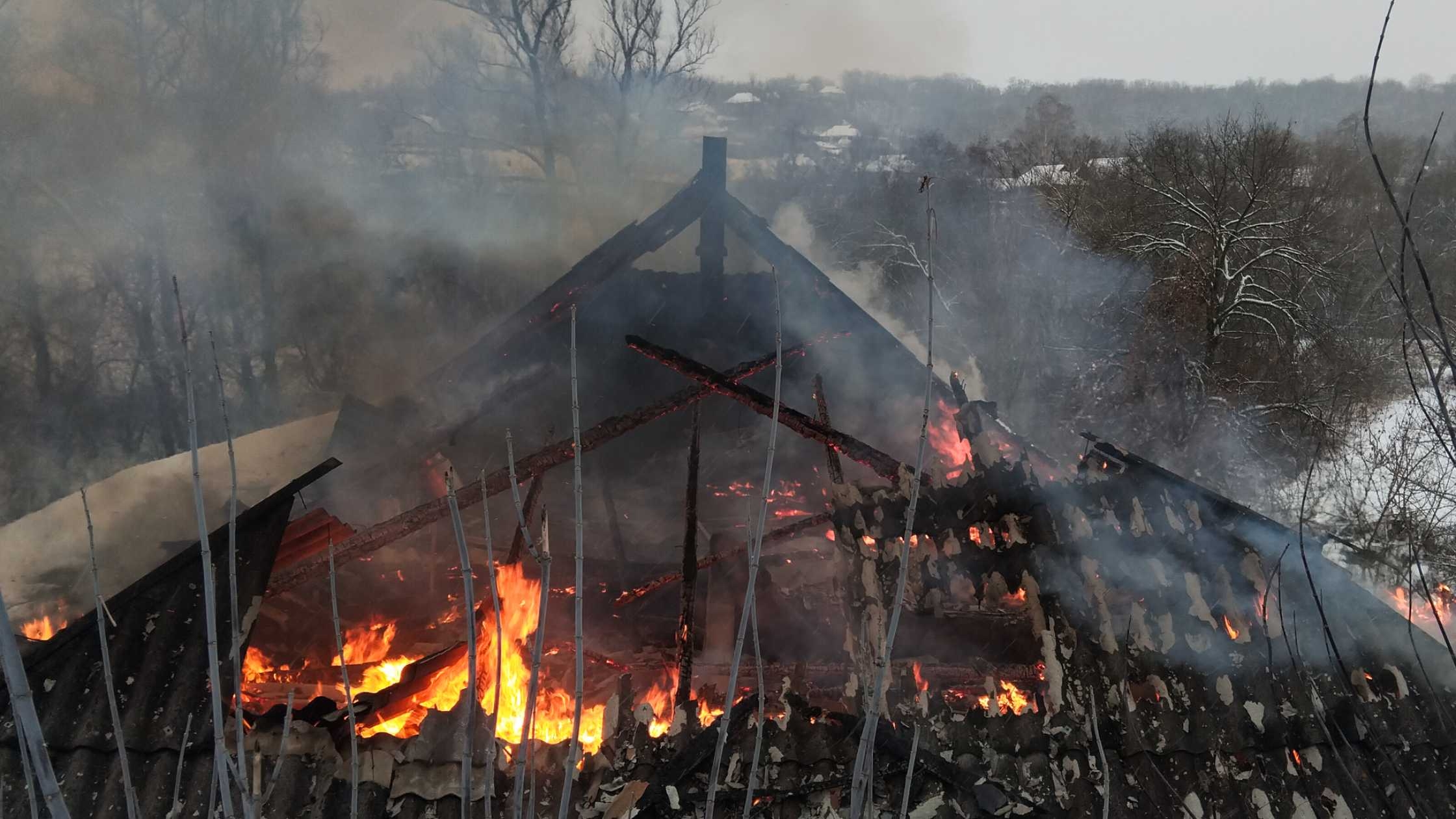 В Бершадській громаді горіла котельня на території дитсадочка