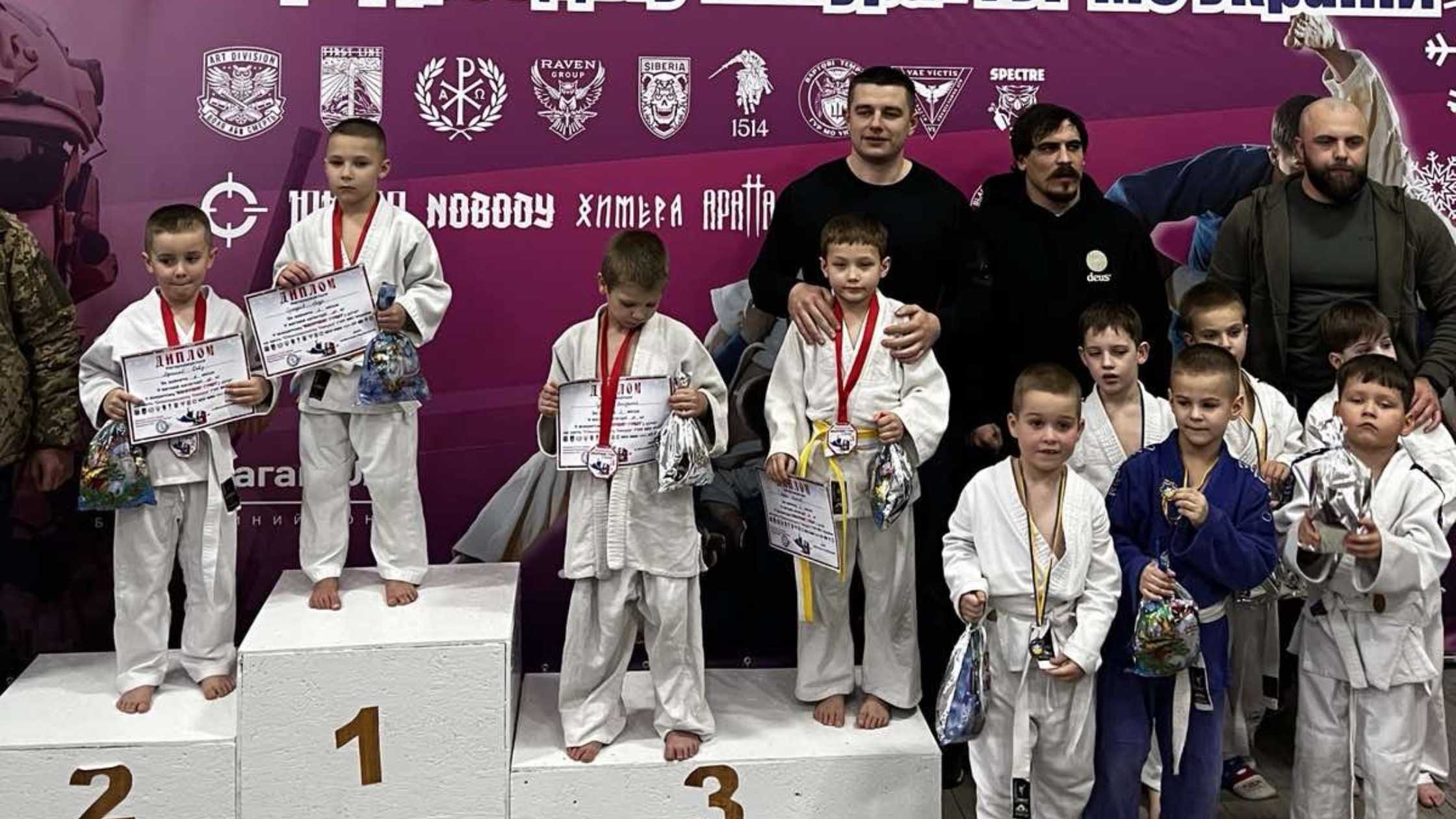 Вінницькі дзюдоїсти вибороли 24 нагороди на відкритому «Новорічному турнірі»