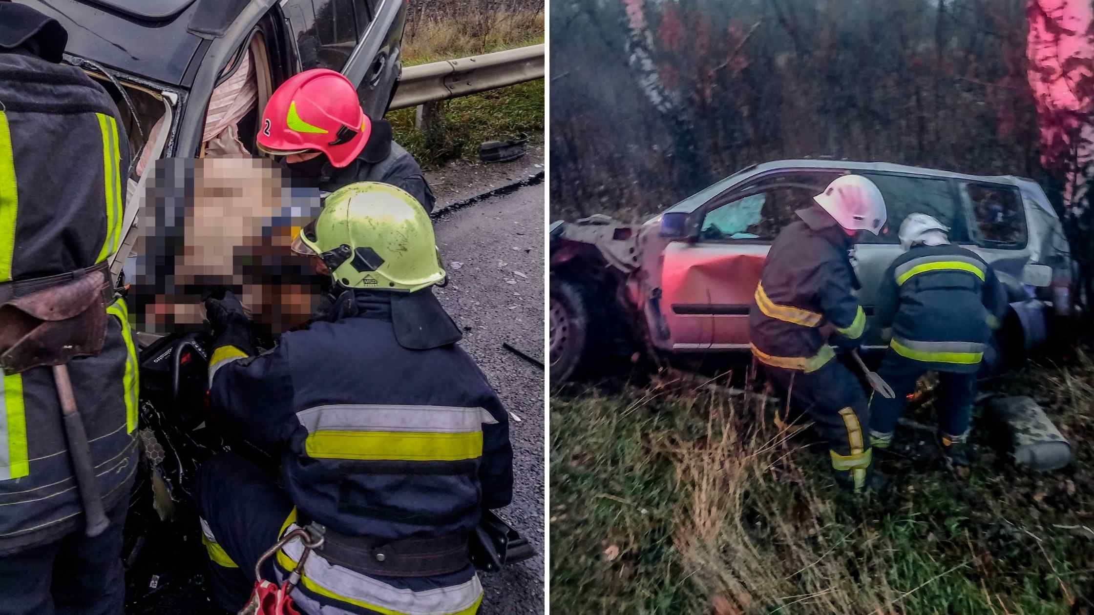 Вінницьких рятувальників протягом доби двічі викликали на місця автопригод