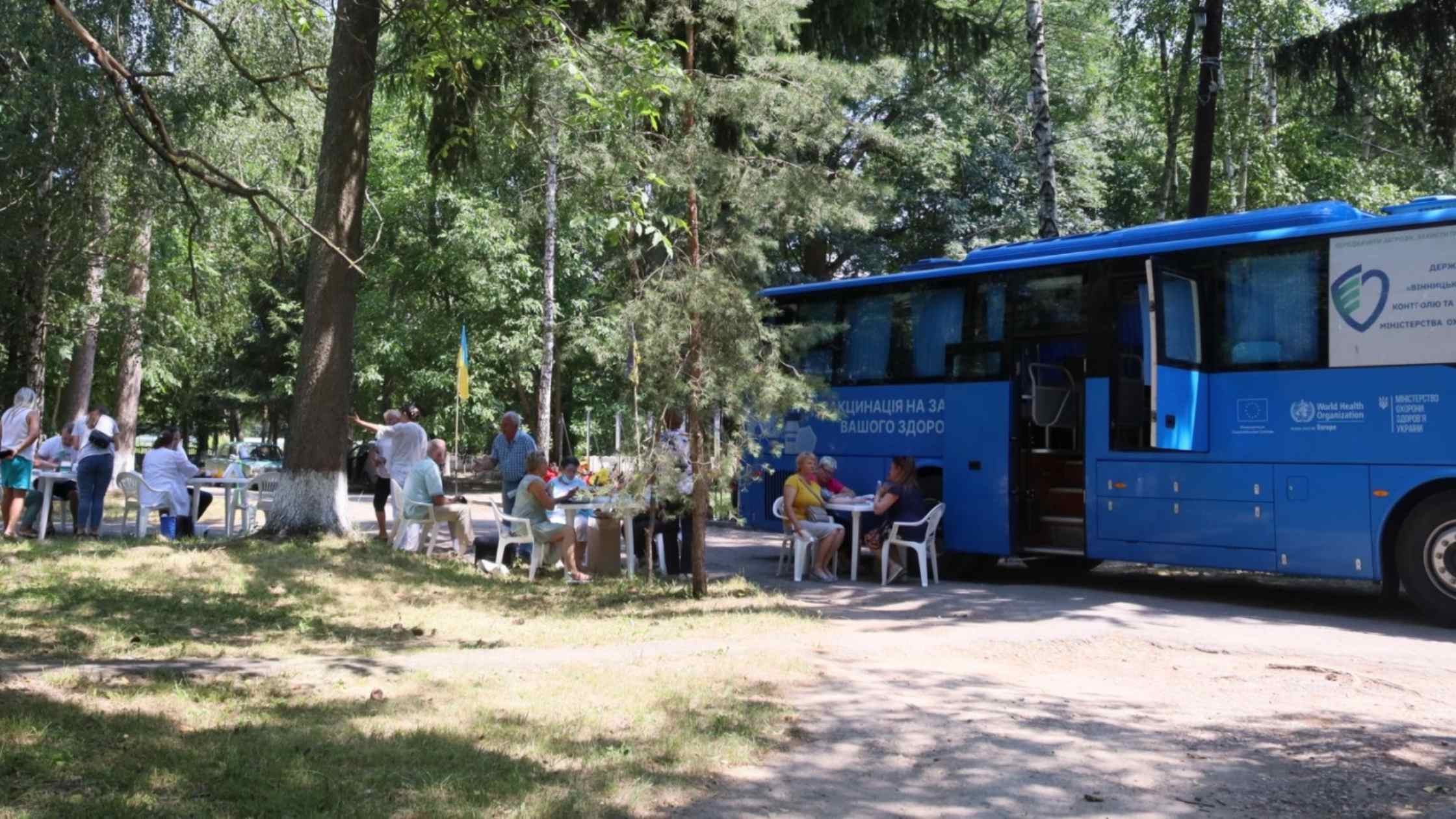 Вінницький вакцинобус завітав у Мурафську та Пеньківську громади