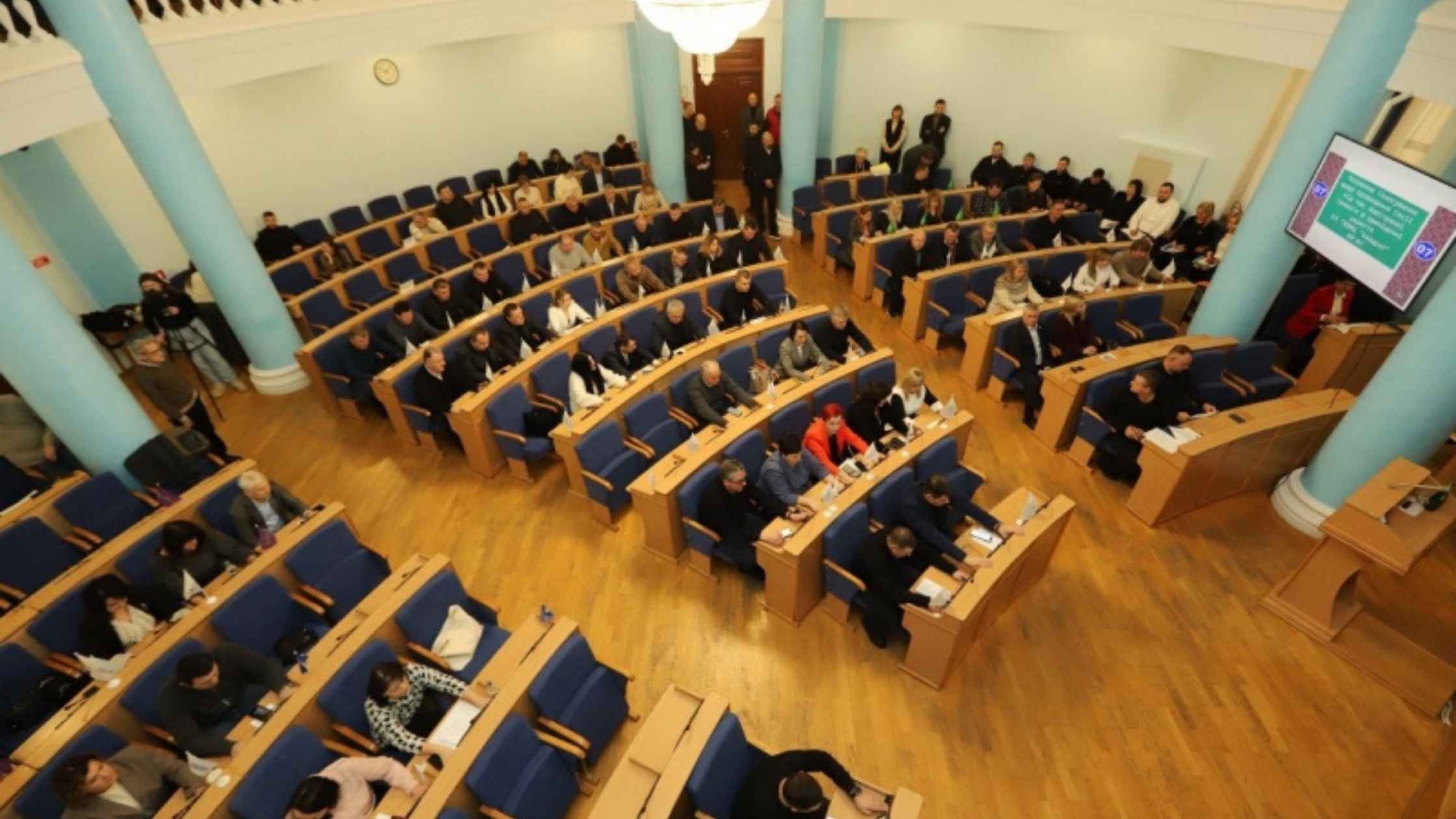 Вячеслав Соколовий прозвітував у Вінниці про рік роботи Вінницької облради