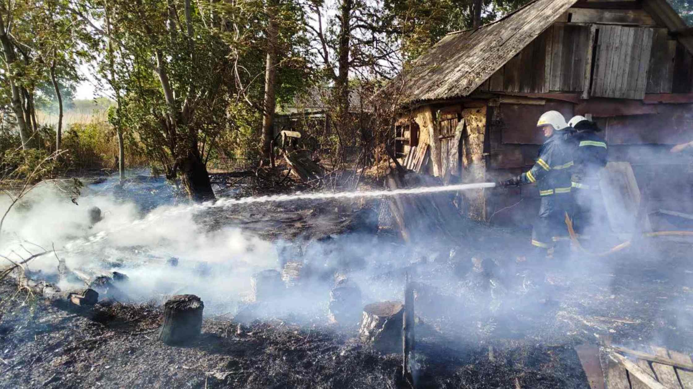 Згорів житловий будинок та аптека: на Вінниччині за добу ліквідували 20 пожеж