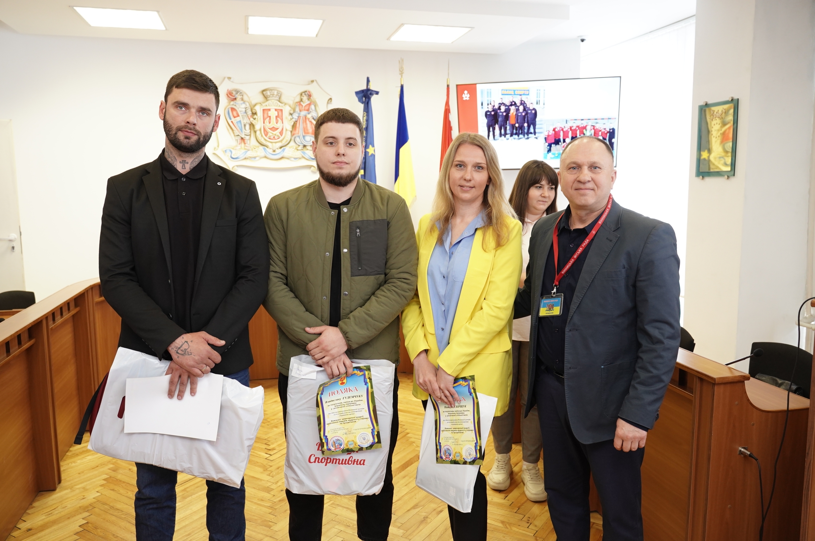 У Вінниці відзначили спортсменів, які підіймають стяг України на міжнародних аренах