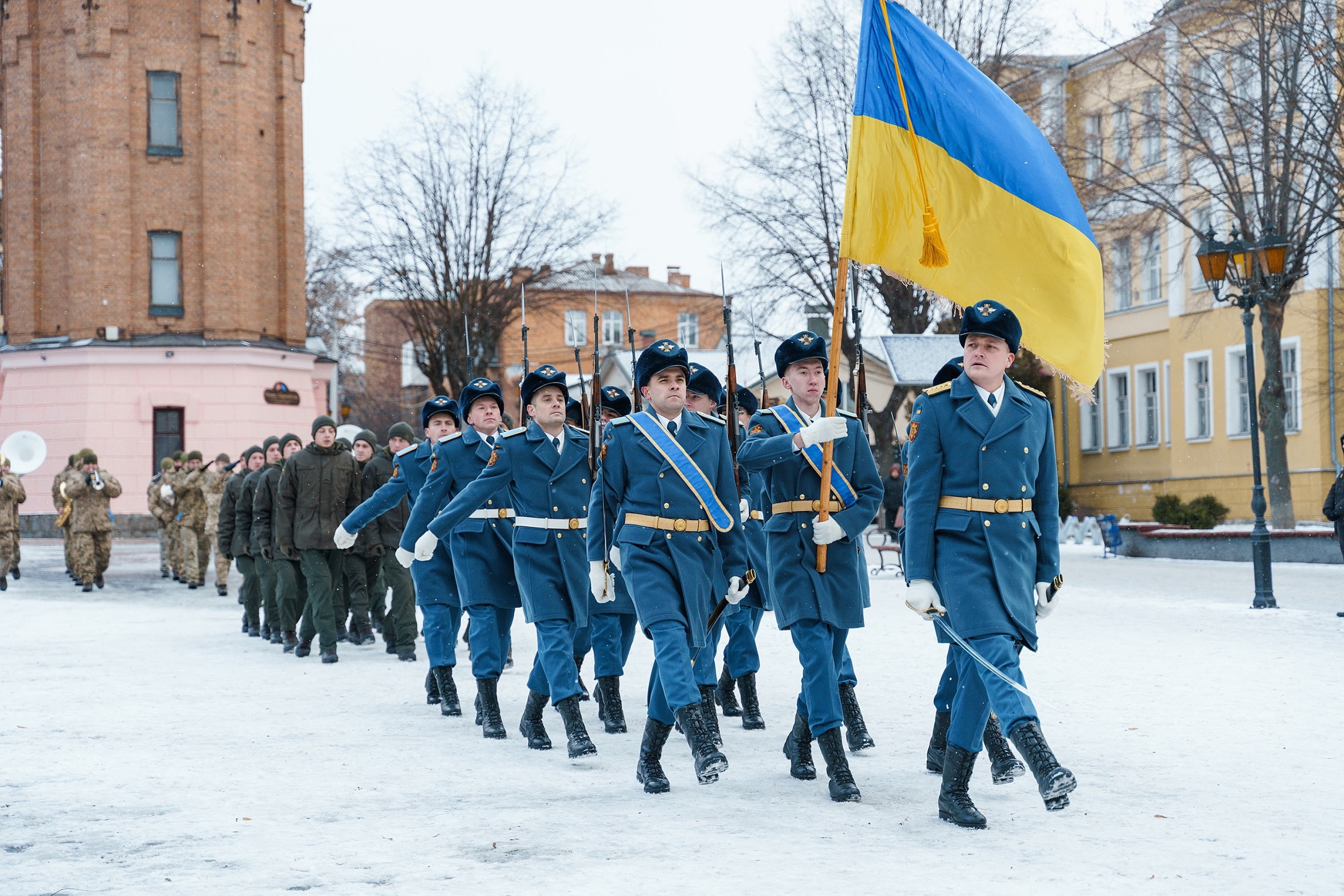 У Вінниці з нагоди Дня Соборності відбулося покладання квітів