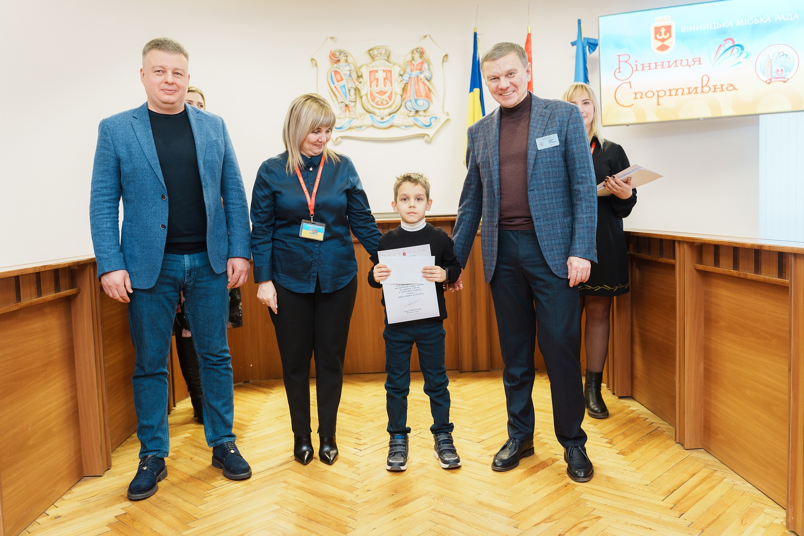 Вінницьких спортсменів нагородили й привітали з перемогами