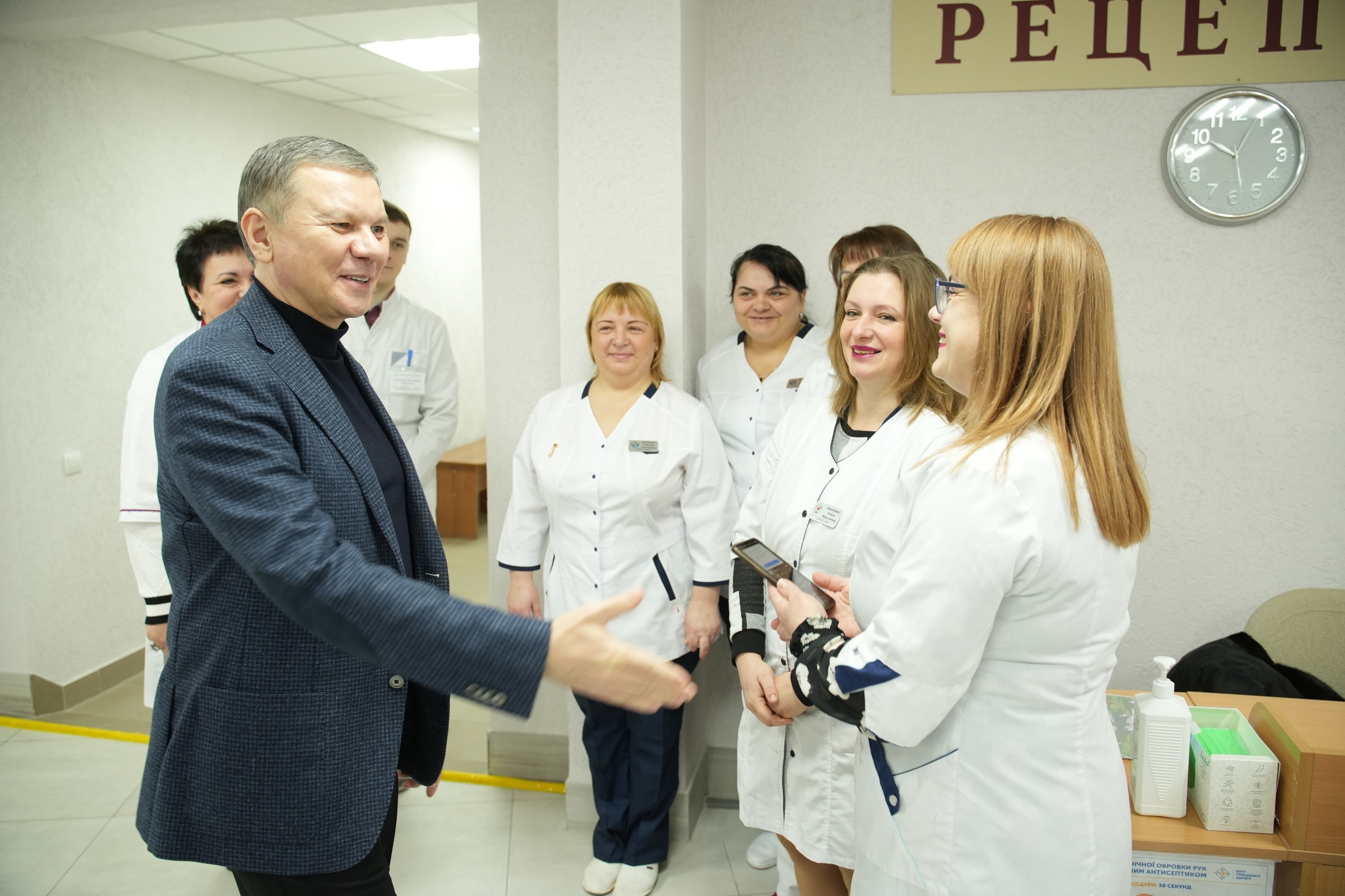 Вінницький міський голова Сергій Моргунов відвідав амбулаторію в Писарівці