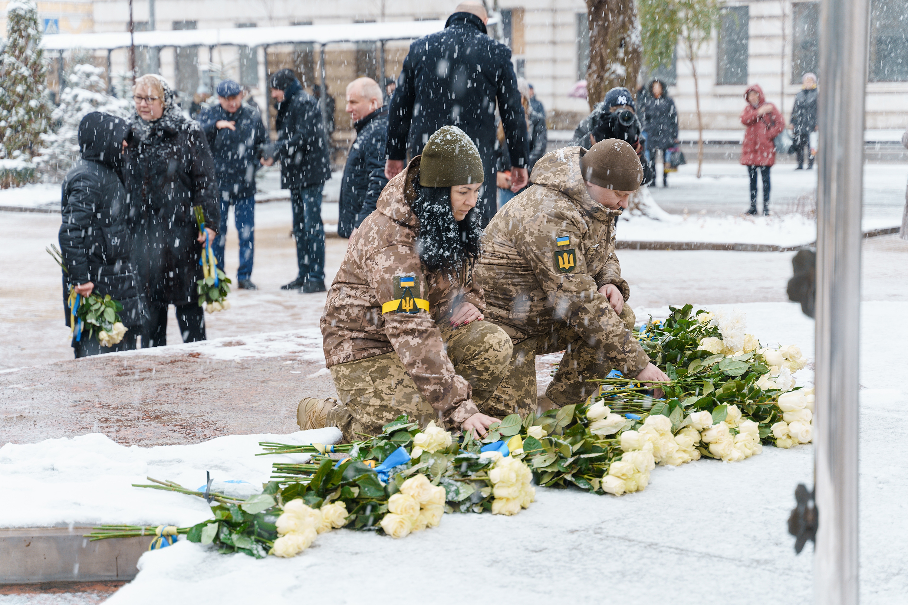 У Вінниці в День Гідності та Свободи вшанували пам'ять загиблих на Майдані