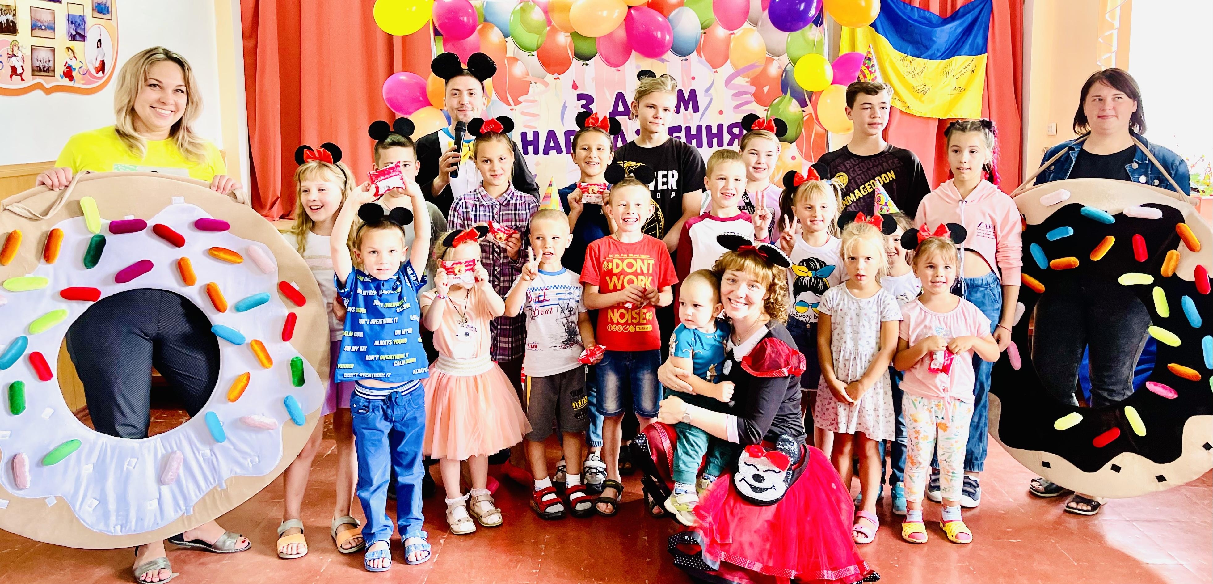 У Вінницькій громаді для дітей-переселенців організували свято