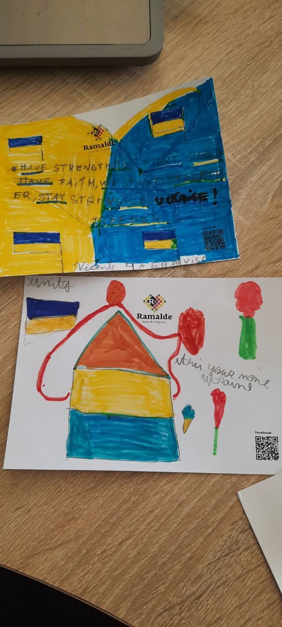 Сотні дитячих листів зі словами підтримки надійшли до Вінниччини з Португалії