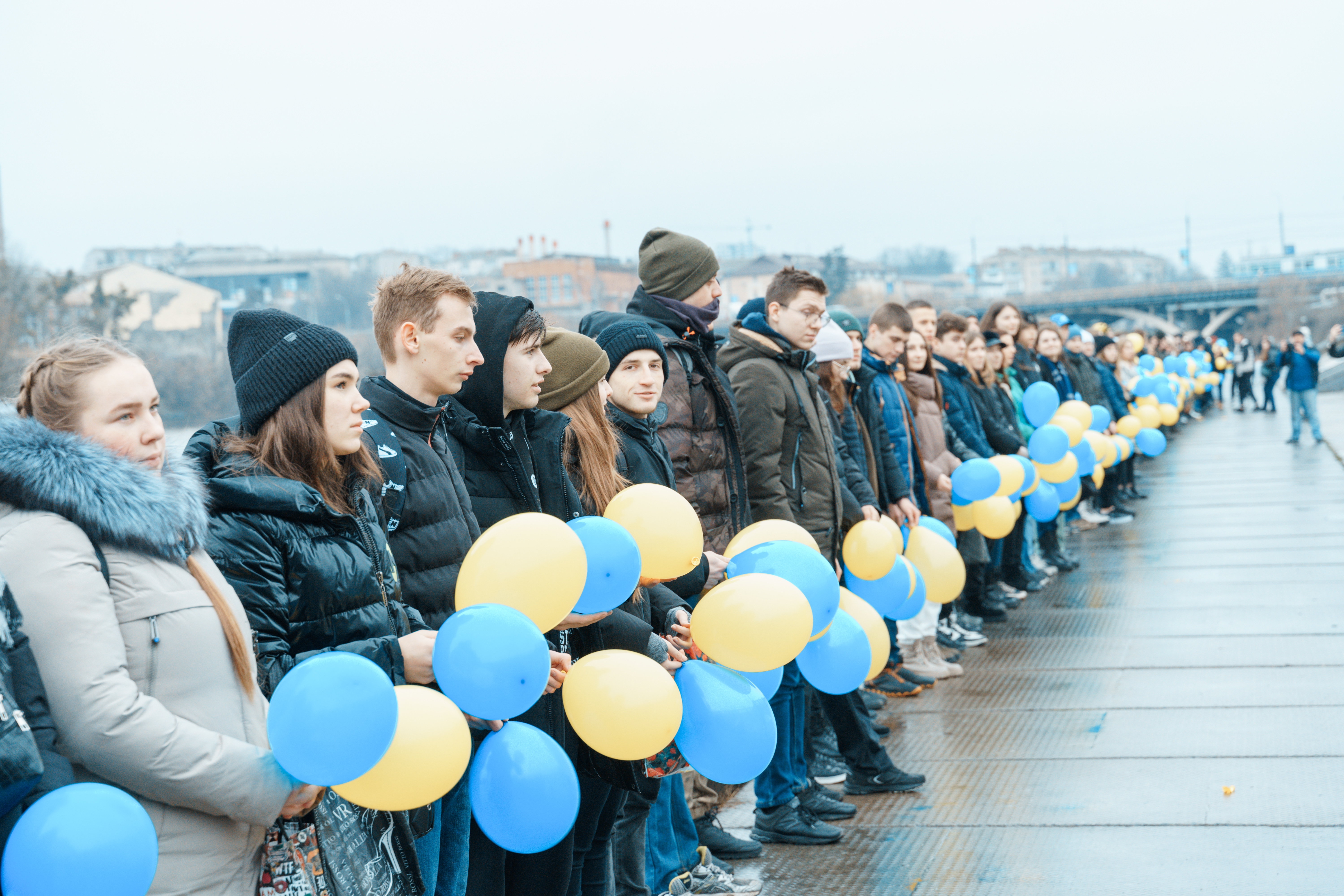 У Вінниці до Дня Соборності України створили "ланцюг незламних"