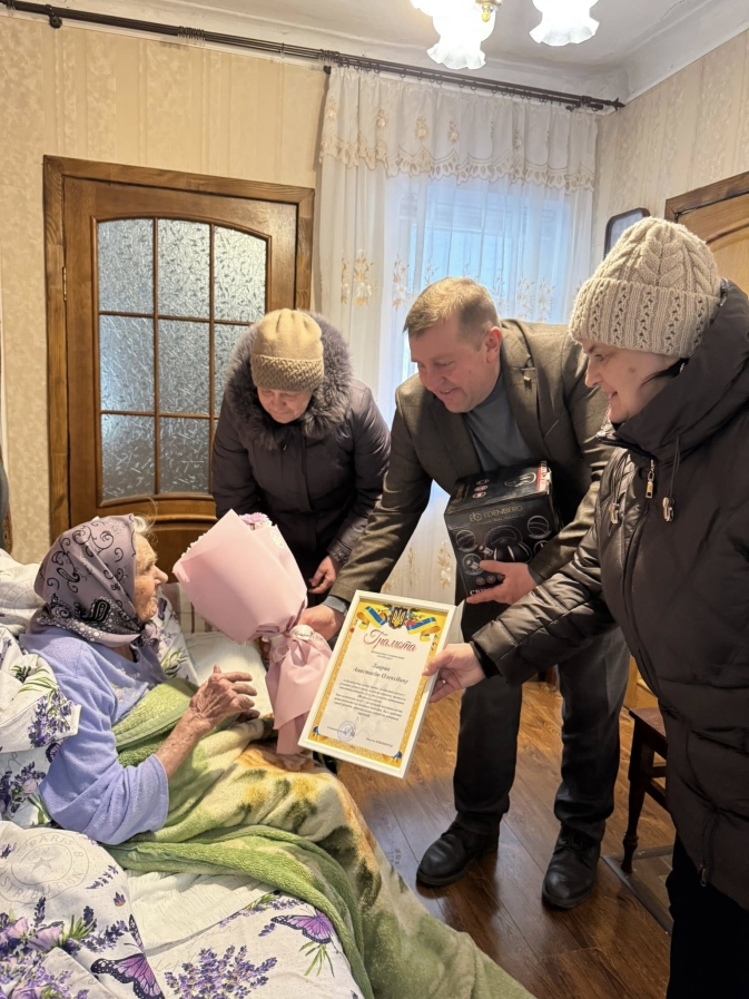 Жителька Брацлавщини відзначила 100-річний ювілей