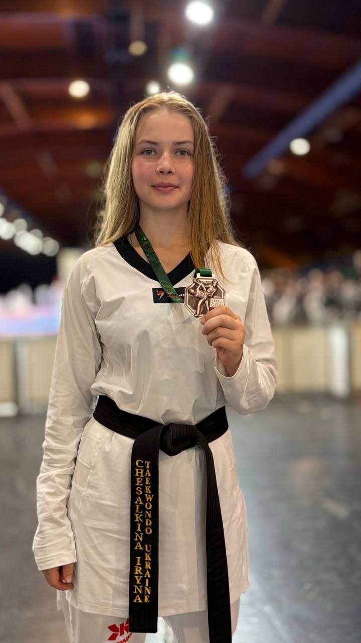 Перша в історії Вінниці: тхеквондистка Ірина Чесалкіна привезла з Риги бронзу серед дорослих