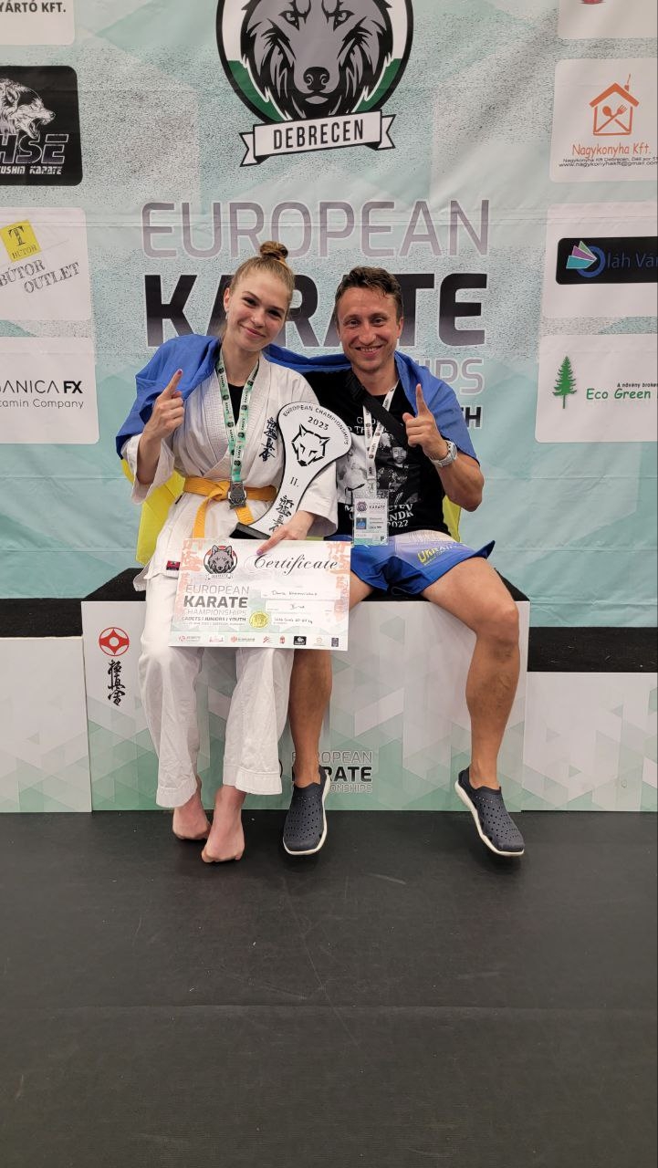 Вінничанка привезла "срібло" чемпіонату Європи з кіокушинкай карате