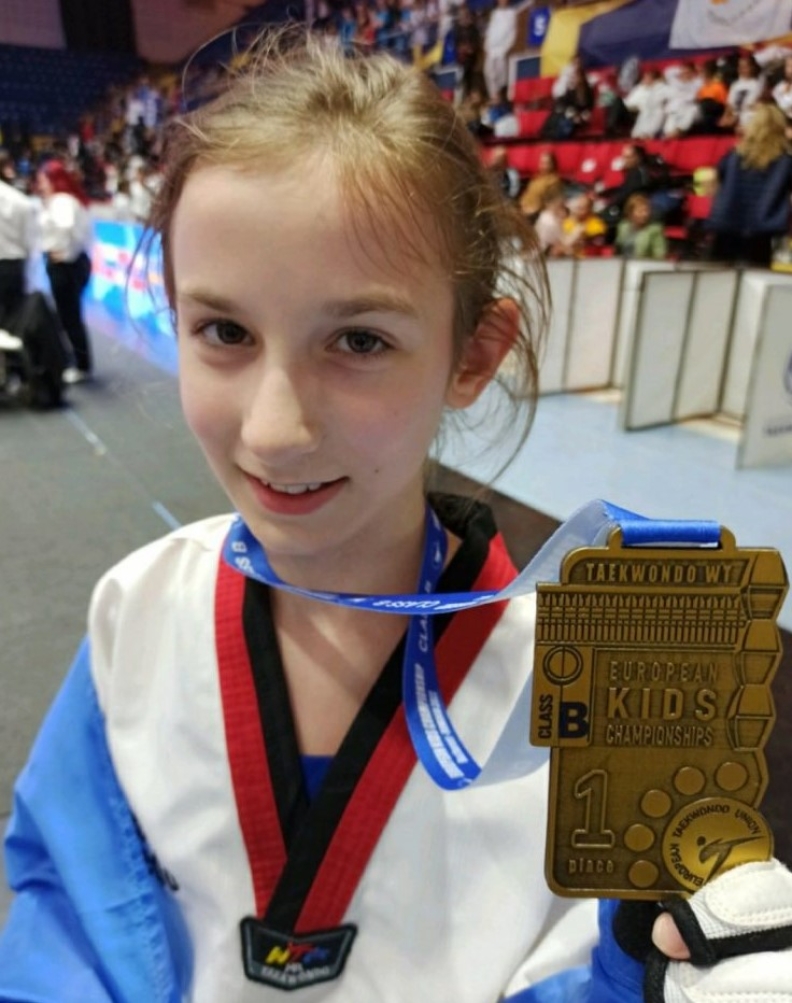 Вінничанка дебютувала на чемпіонаті Європи з тхеквондо та виграла “золото”