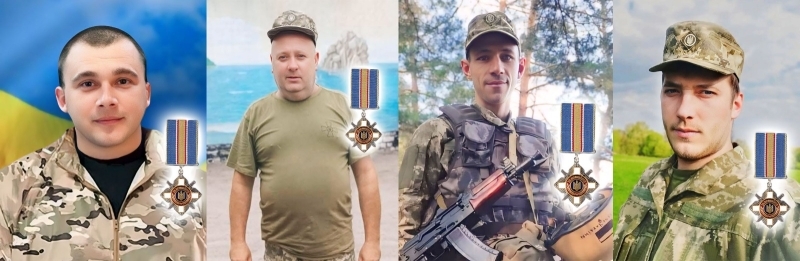 Рідні чотирьох загиблих воїнів з Піщанської громади отримали їхні посмертні нагороди