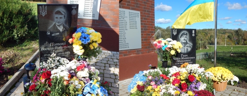 На Вінниччині відкрили стели ще двом загиблим на війні воїнам-землякам