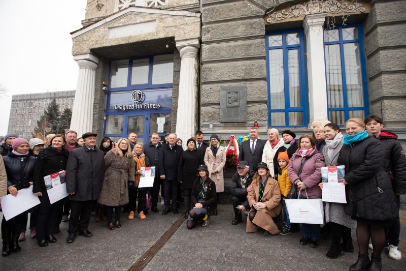 З нагоди Дня незалежності Польщі у Вінниці вшанували пам'ять Юзефа Пілсудського