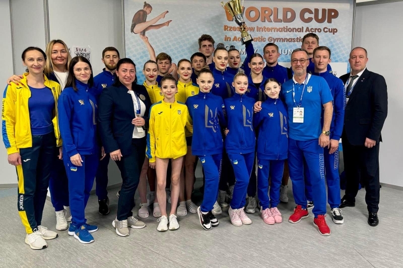 Спортсменки Вінниччини здобули перемогу на Кубку Світу зі спортивної акробатики