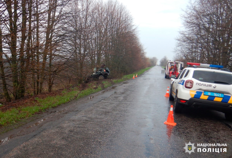 На Вінниччині водій Opel злетів у кювет - постраждали троє людей