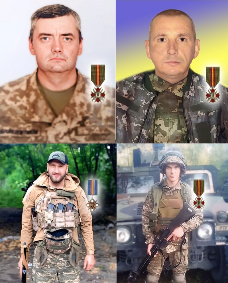 Орден «За мужність» і три «Хрести сухопутних військ»: на Тульчинщині вшанували чотирьох полеглих захисників
