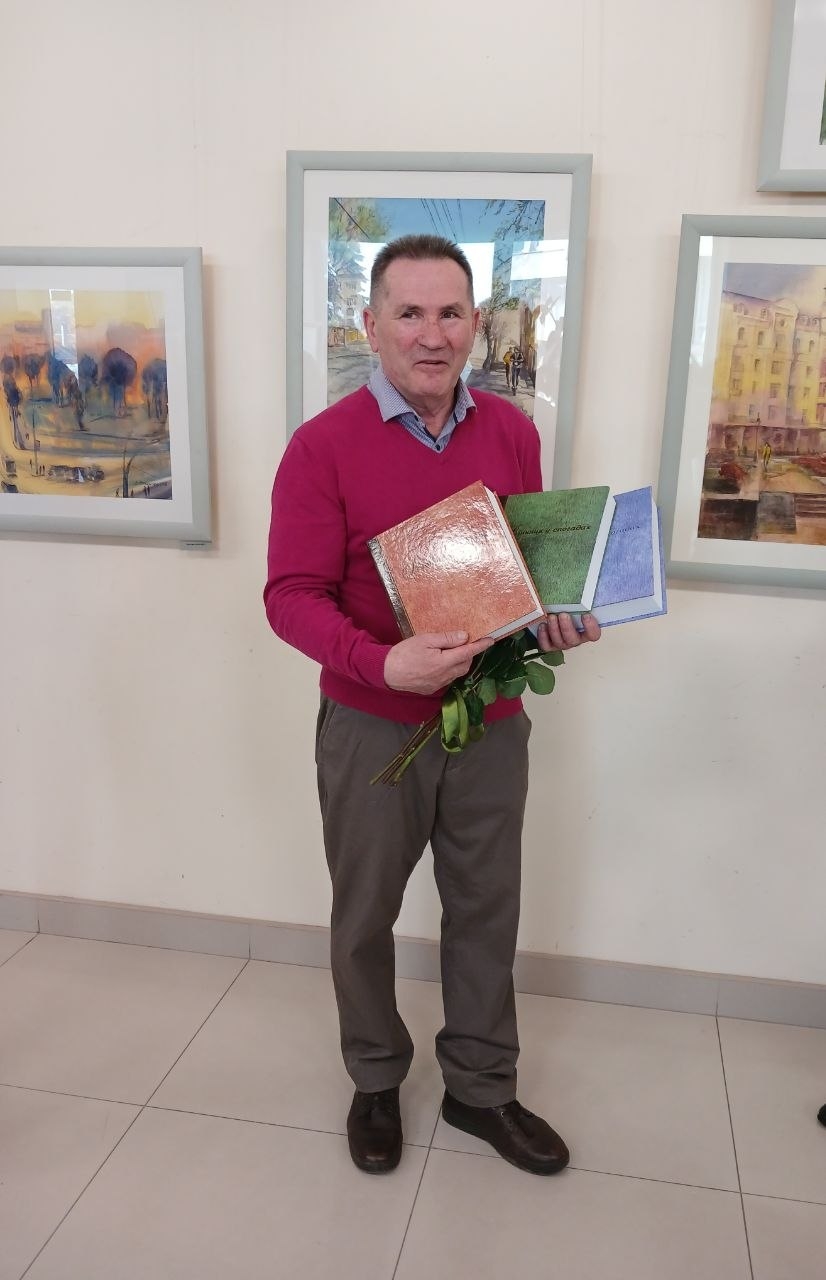 Ювілейна виставка Олександра Пелешка "Світ акварелі" відкрилась у Вінниці