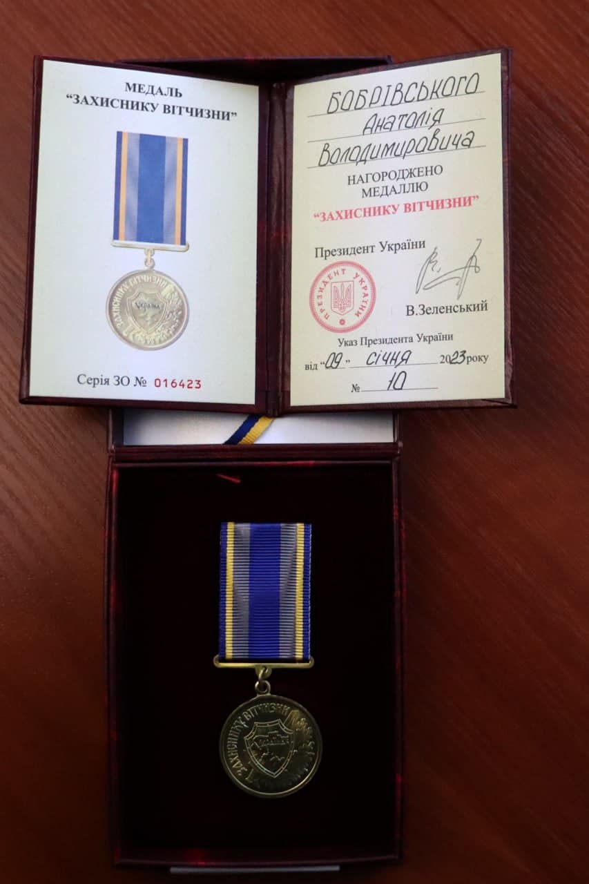 Військовому з Погребищенської громади вручили почесну нагороду