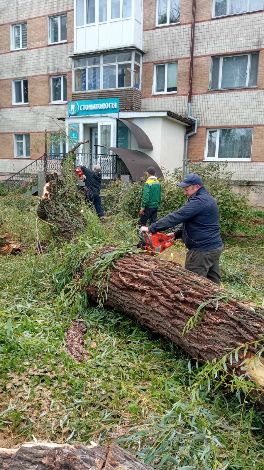 У Вінниці продовжують ліквідовувати наслідки вчорашнього буревію 