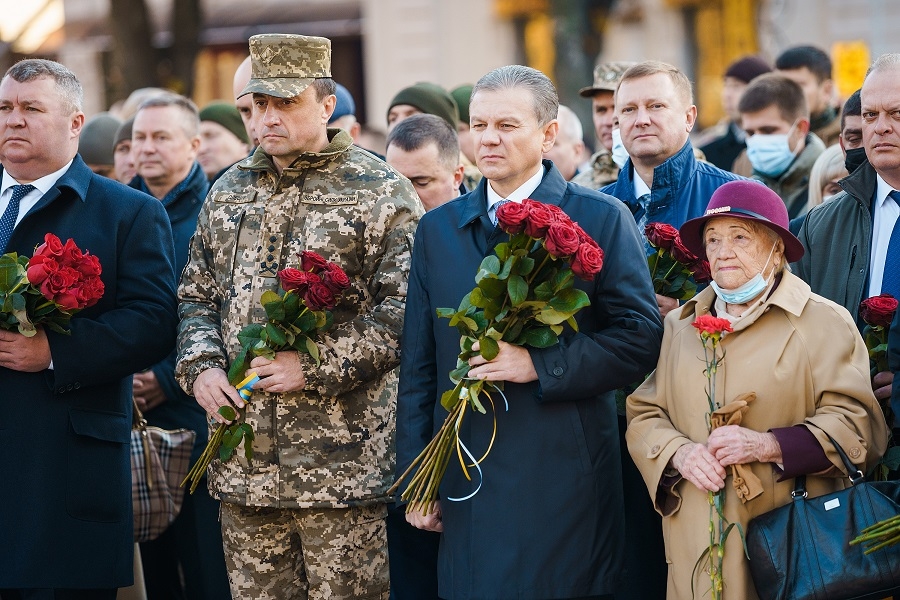 У Вінниці вшанували пам'ять захисників з нагоди вигнання нацистів з України