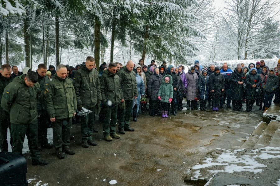 В Уланівській громаді відкрили дошку пошани загиблому нацгвардійцю