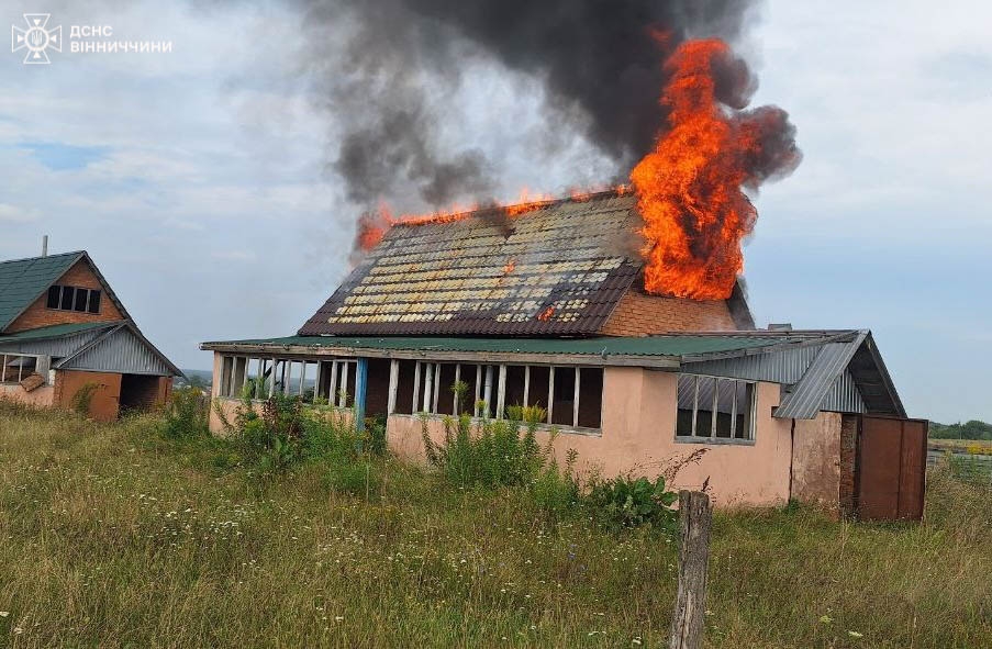  Рятувальники Вінниччини ліквідували сім пожеж за добу Категорія