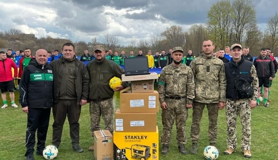 У Шаргороді організували благодійний футбольний матч, щоб підтримати військових
