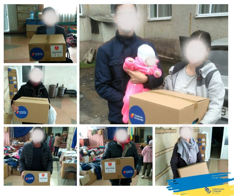 Фонд Подільська громада передав жителям Дашівської громади гумдопомогу