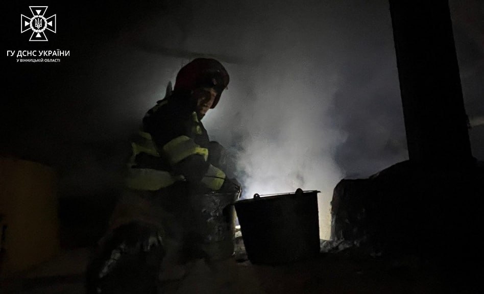 На Вінниччині протягом однієї доби сталось шість пожеж