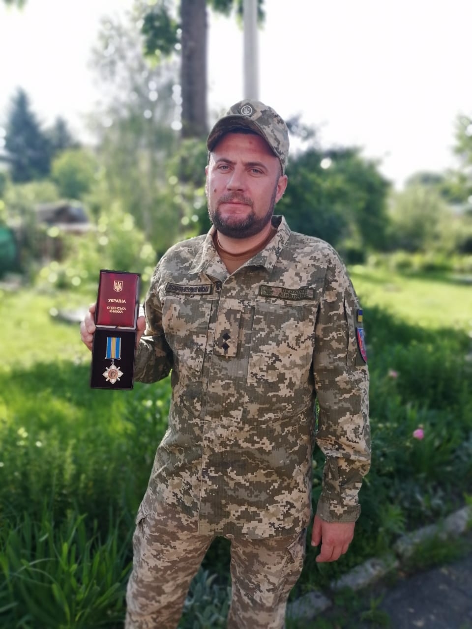 Командир взводу охорони Вінницького обласного ТЦК отримав орден «За мужність»