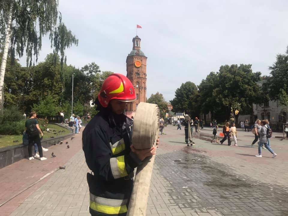 У центрі Вінниці сталась пожежа в кафе