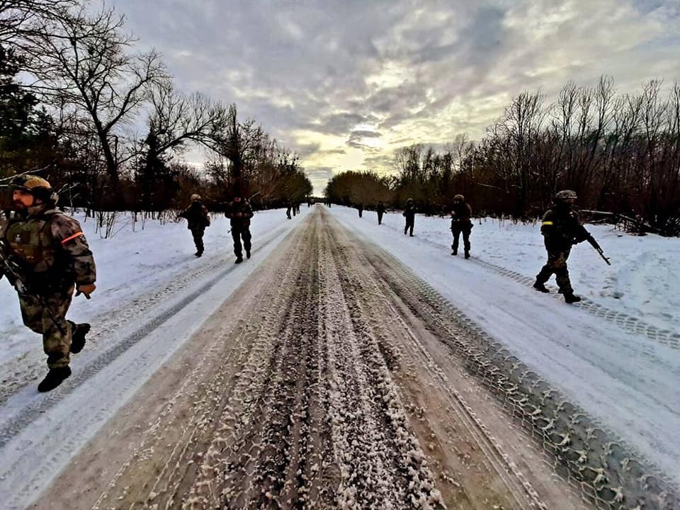 Бійці тероборони з Вінниччини провели тренування на північному кордоні