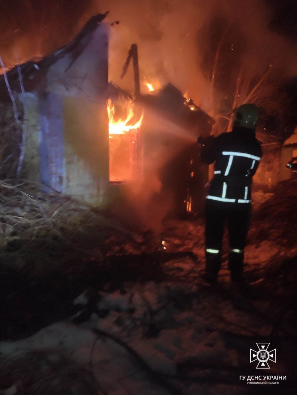На Вінниччині пожежа забрала життя 53-річного власника будинку