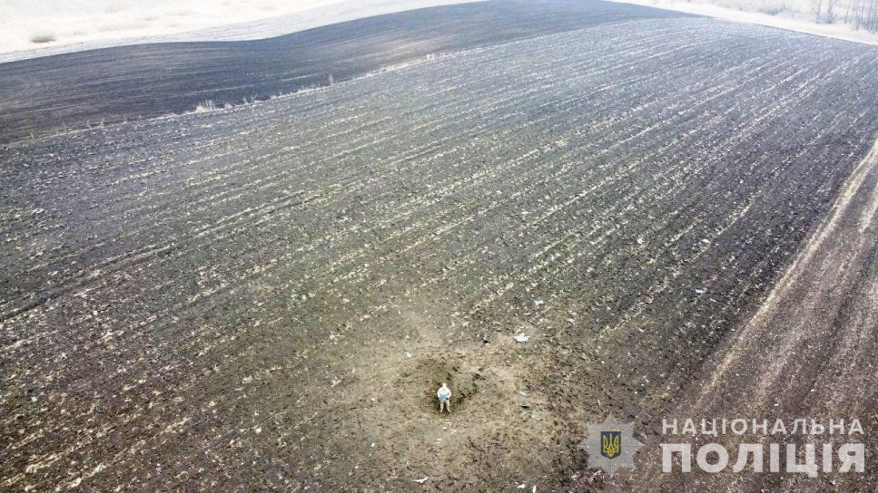 Вінницькі вибухотехніки обстежили місця падіння чотирьох ворожих безпілотників