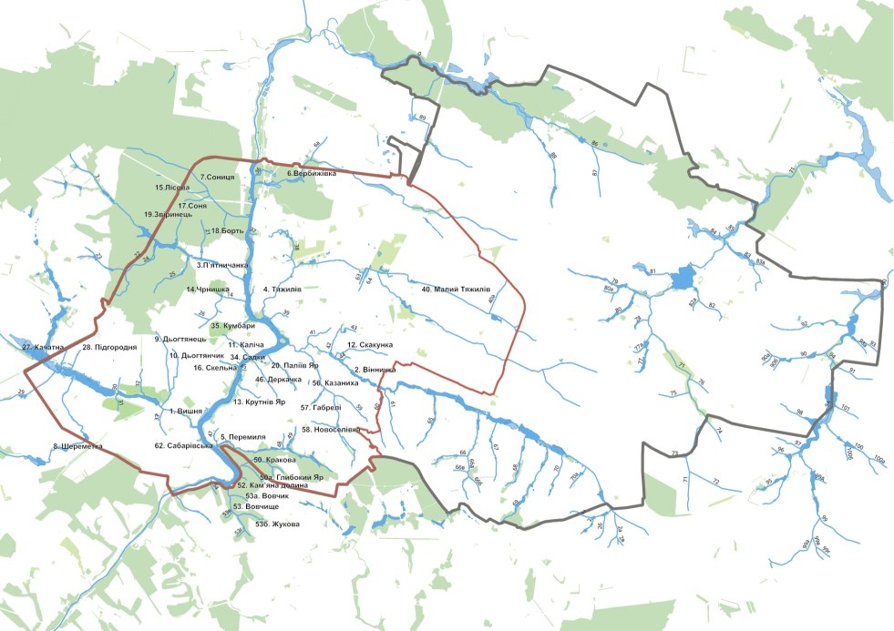 Малі річки Вінниці тепер можна побачити на цифровій мапі