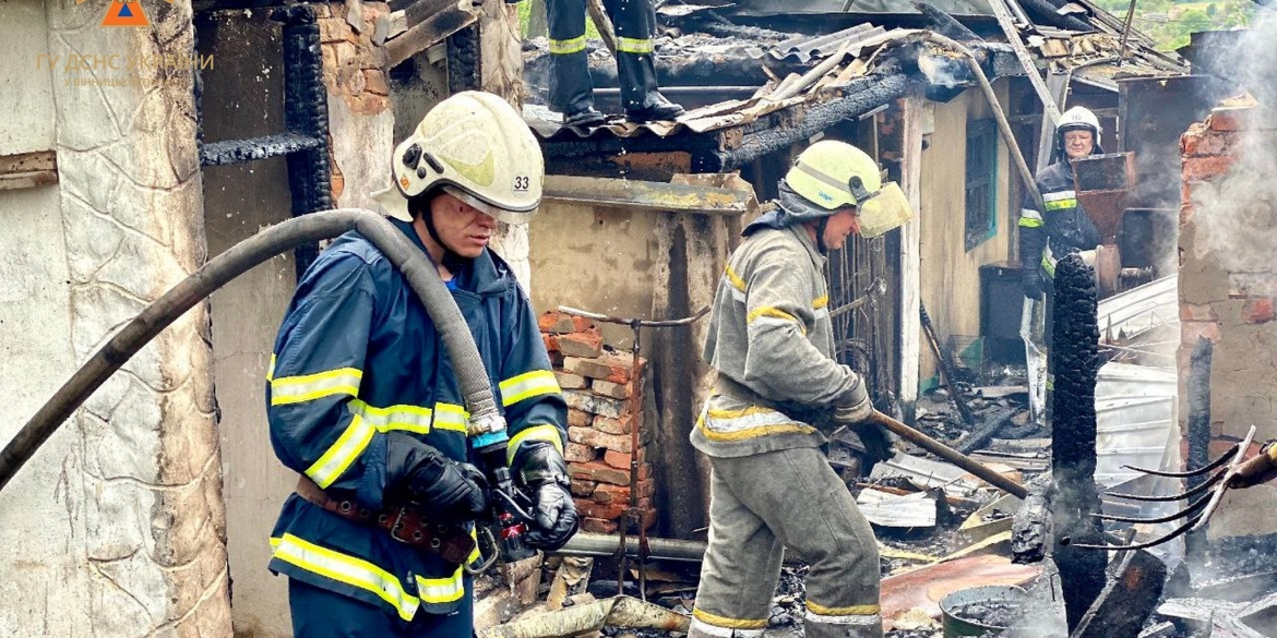 В Ольгополі згорів житловий будинок, кухня, гараж та піднавіс із дровами