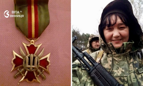 «Калина» отримала «Хрест Сухопутних військ» — вінничанка воює на Запорізькому напрямку «Калина» отримала «Хрест Сухопутних військ» — вінничанка воює на Запорізькому напрямку