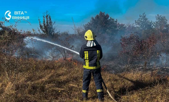 2,5 гектара трави і чагарників вигоріло на Вінниччині за добу вісім пожеж просто неба 2,5 гектара трави і чагарників вигоріло на Вінниччині за добу вісім пожеж просто неба