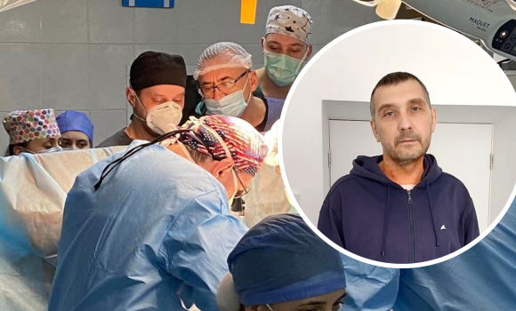 Чоловіка, якому у Вінниці пересадили серце, вже виписали з лікарні