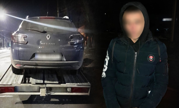 На Хмельницькому шосе у Вінниці патрульні зупинили п'яного водія Renault