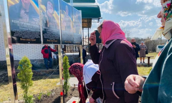 На Вінниччині відкрили ще одну Алею слави загиблим землякам На Вінниччині відкрили ще одну Алею слави загиблим землякам