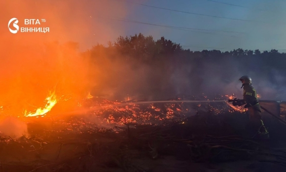Сім пожеж за добу на Вінниччині вогонь пройшовся понад двома гектарами землі Сім пожеж за добу на Вінниччині вогонь пройшовся понад двома гектарами землі